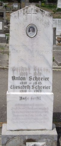 Schreier Anton 1910-1945 Gaug Elisabeth 1910-1969 Grabstein